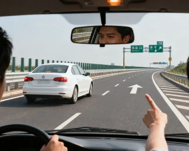 高速错过出口想倒车，驾照被扣12分，老周这下惨了