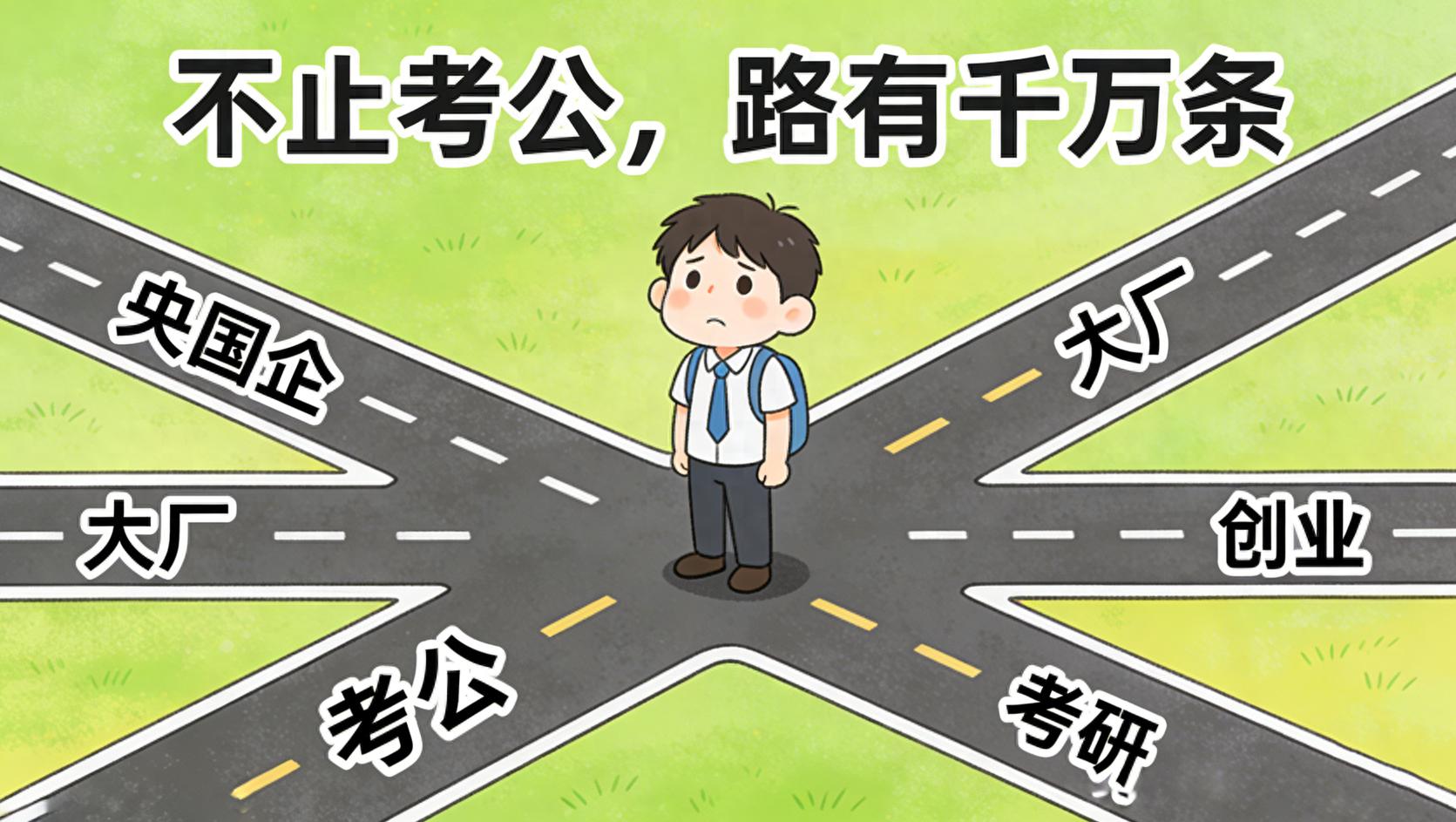 大学就业季：除考公外，央国企、事业单位、大厂等靠谱出路全解析