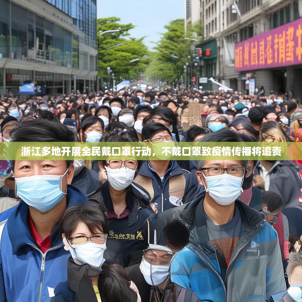 浙江多地开展全民戴口罩行动，不戴口罩致疫情传播将追责