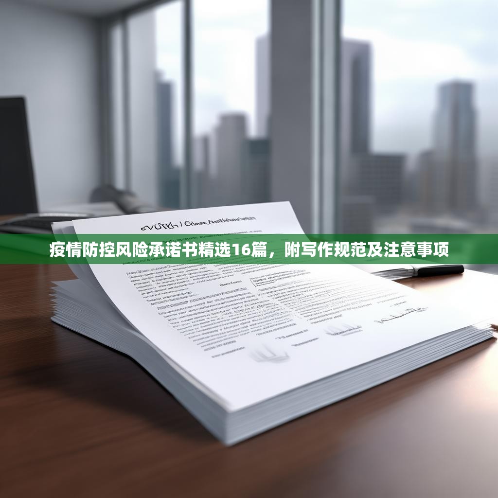 疫情防控风险承诺书精选16篇，附写作规范及注意事项