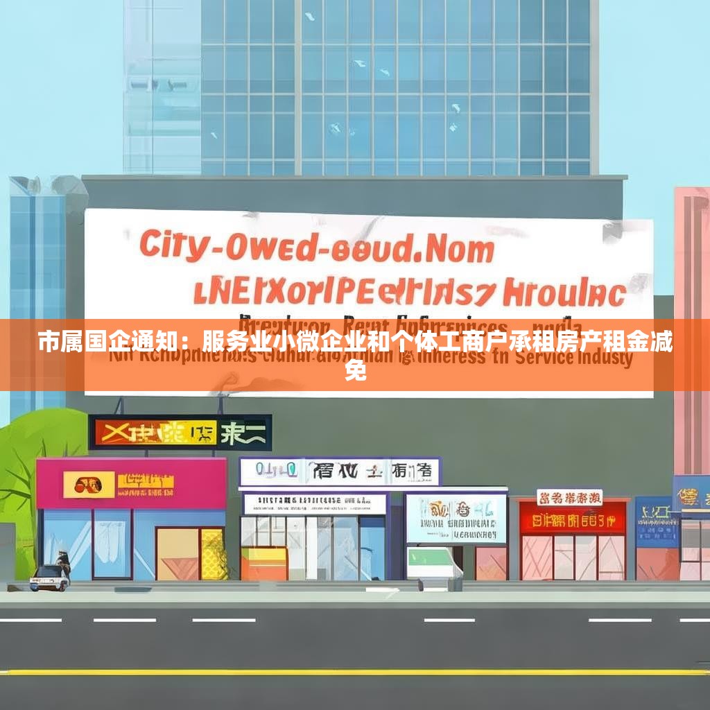 市属国企通知：服务业小微企业和个体工商户承租房产租金减免