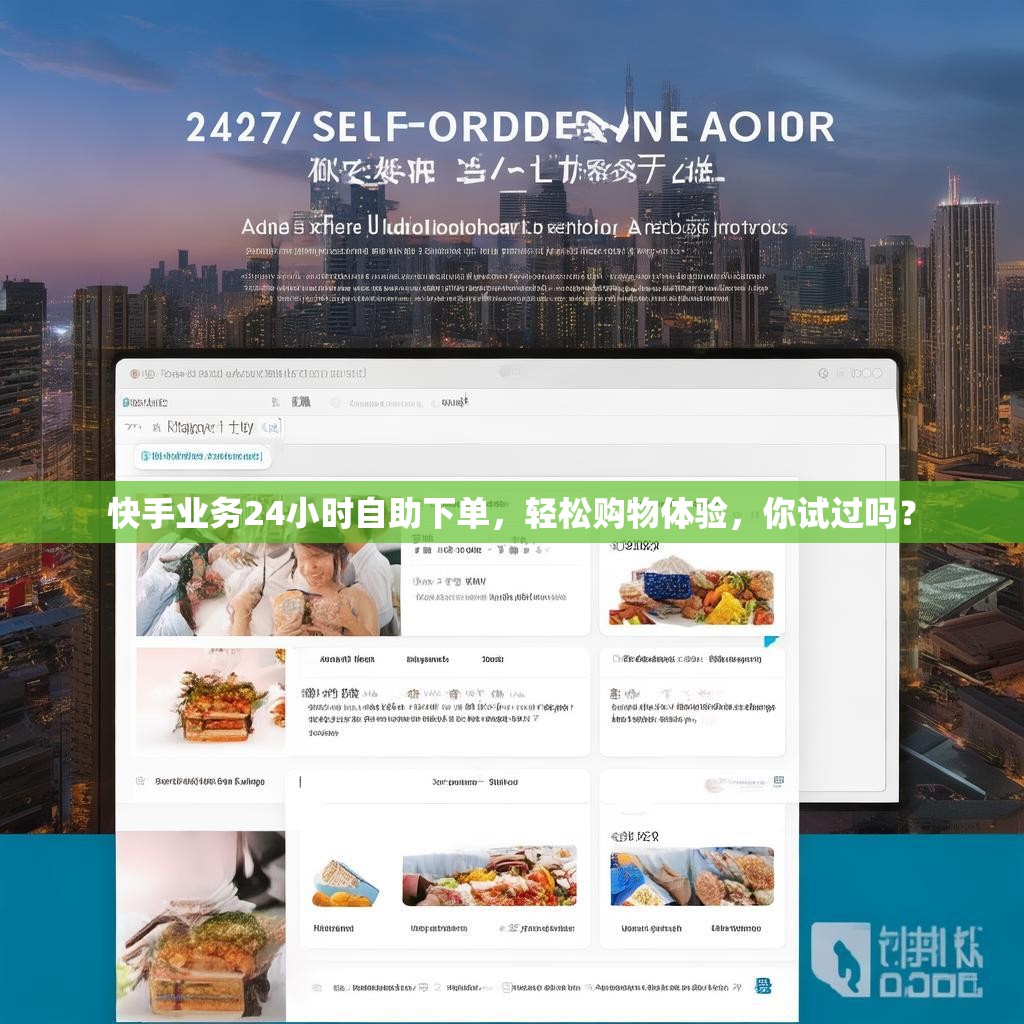 快手业务24小时自助下单,轻松购物体验,你试过吗?