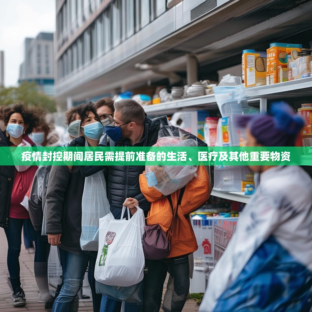 疫情封控期间居民需提前准备的生活、医疗及其他重要物资