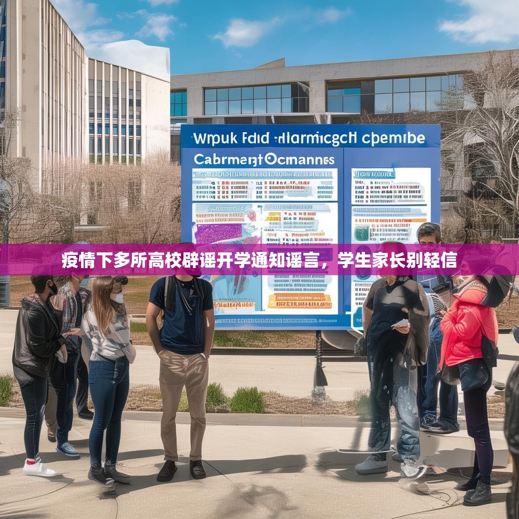 疫情下多所高校辟谣开学通知谣言，学生家长别轻信