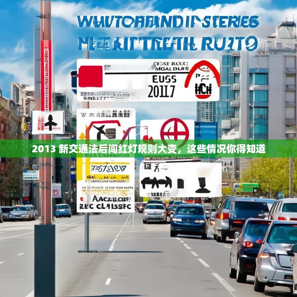 2013 新交通法后闯红灯规则大变，这些情况你得知道