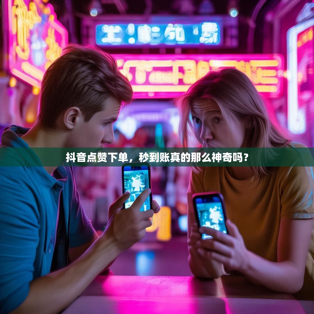 抖音点赞下单，秒到账真的那么神奇吗？