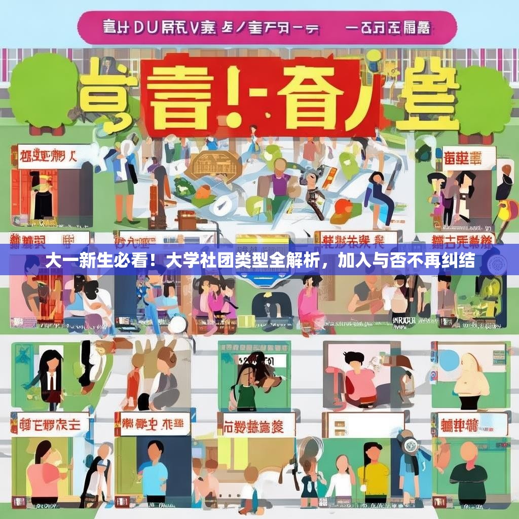 大一新生必看！大学社团类型全解析，加入与否不再纠结