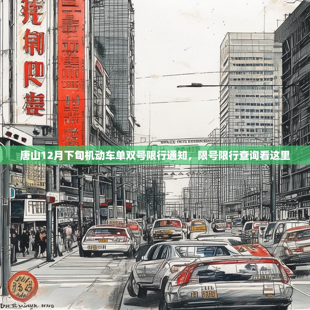 唐山12月下旬机动车单双号限行通知，限号限行查询看这里