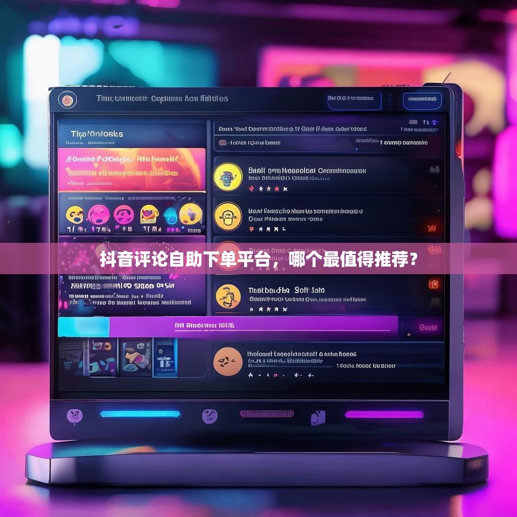 抖音评论自助下单平台，哪个最值得推荐？