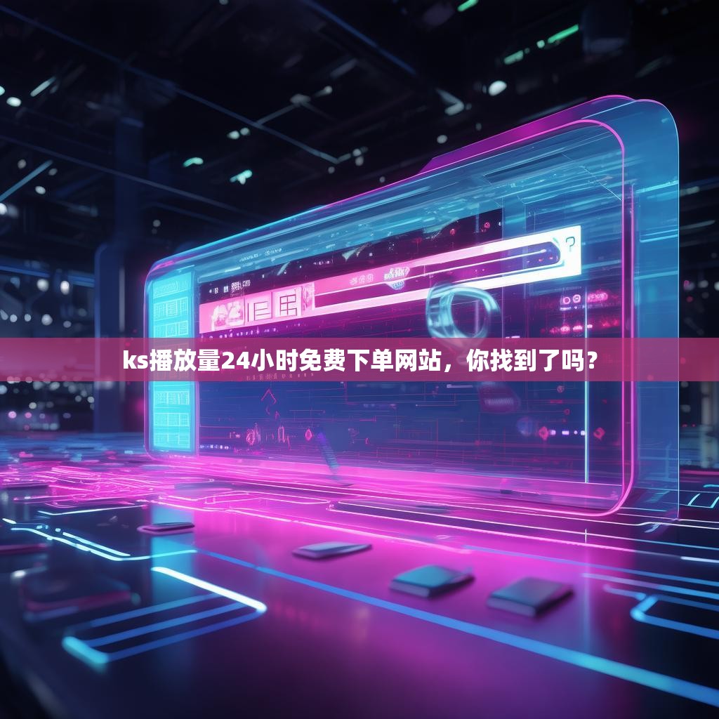 ks播放量24小时免费下单网站,你找到了吗?