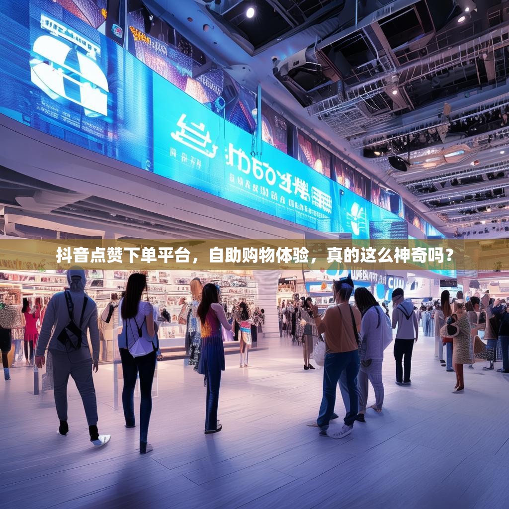 抖音点赞下单平台,自助购物体验,真的这么神奇吗?