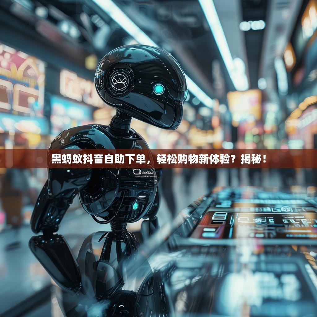 黑蚂蚁抖音自助下单，轻松购物新体验？揭秘！