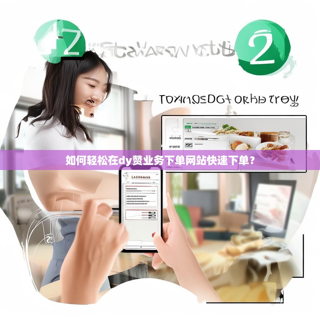 如何轻松在dy赞业务下单网站快速下单？