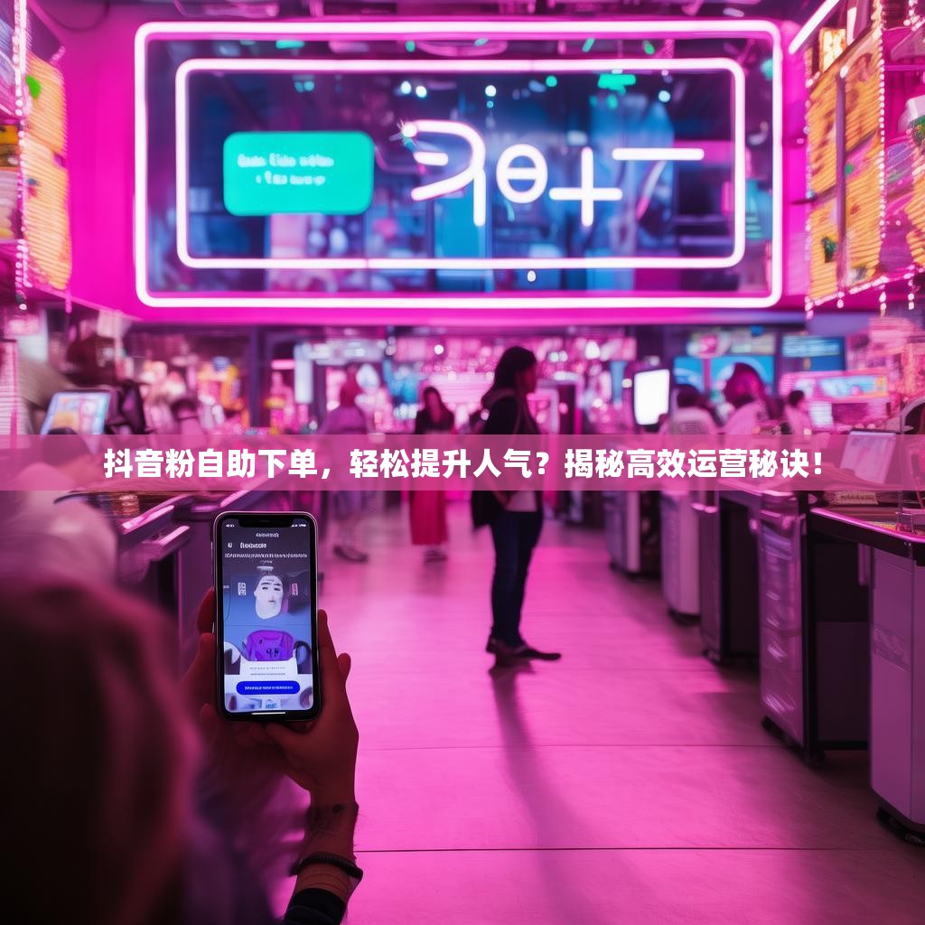 抖音粉自助下单，轻松提升人气？揭秘高效运营秘诀！