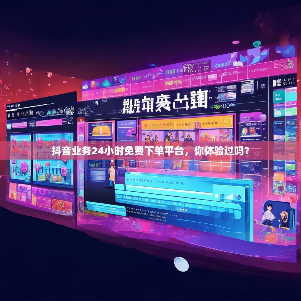 抖音业务24小时免费下单平台，你体验过吗？