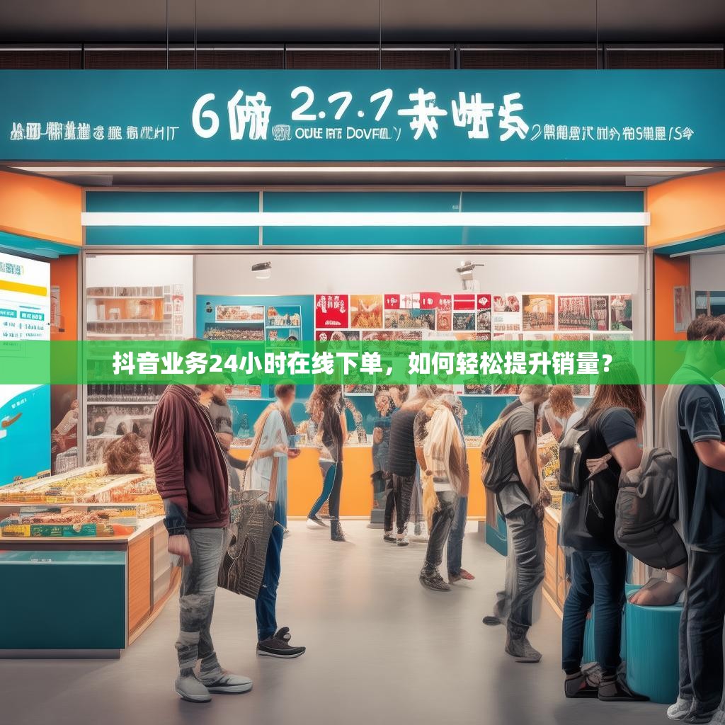 抖音业务24小时在线下单，如何轻松提升销量？
