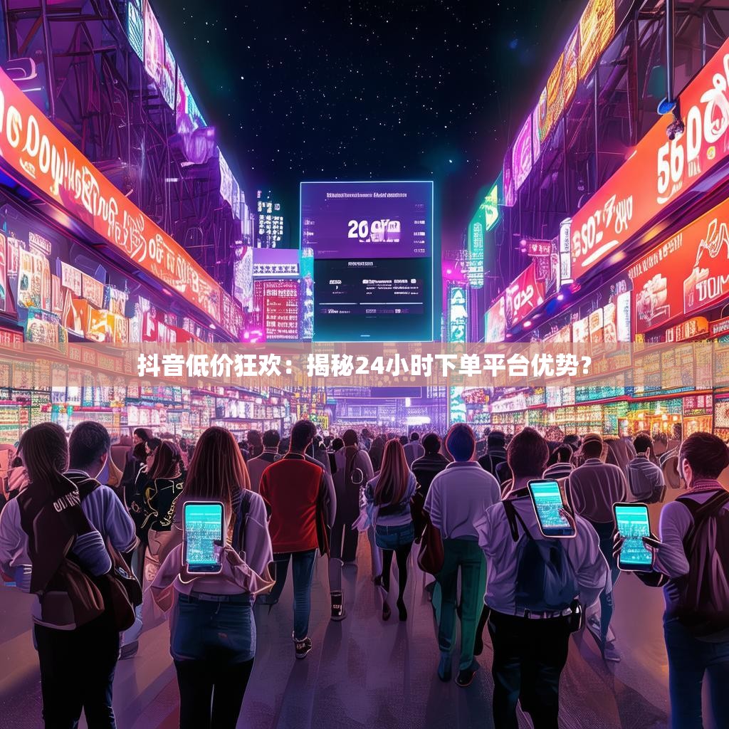抖音低价狂欢：揭秘24小时下单平台优势？