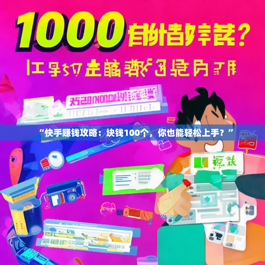 “快手赚钱攻略:块钱100个,你也能轻松上手?”