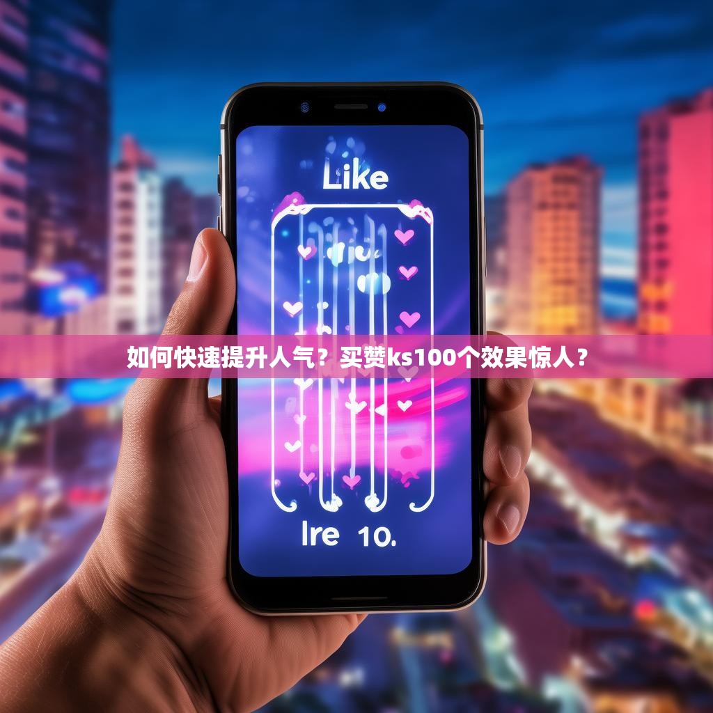 如何快速提升人气？买赞ks100个效果惊人？