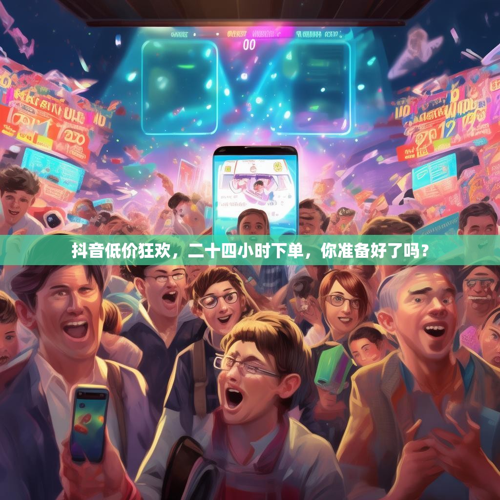 抖音低价狂欢，二十四小时下单，你准备好了吗？