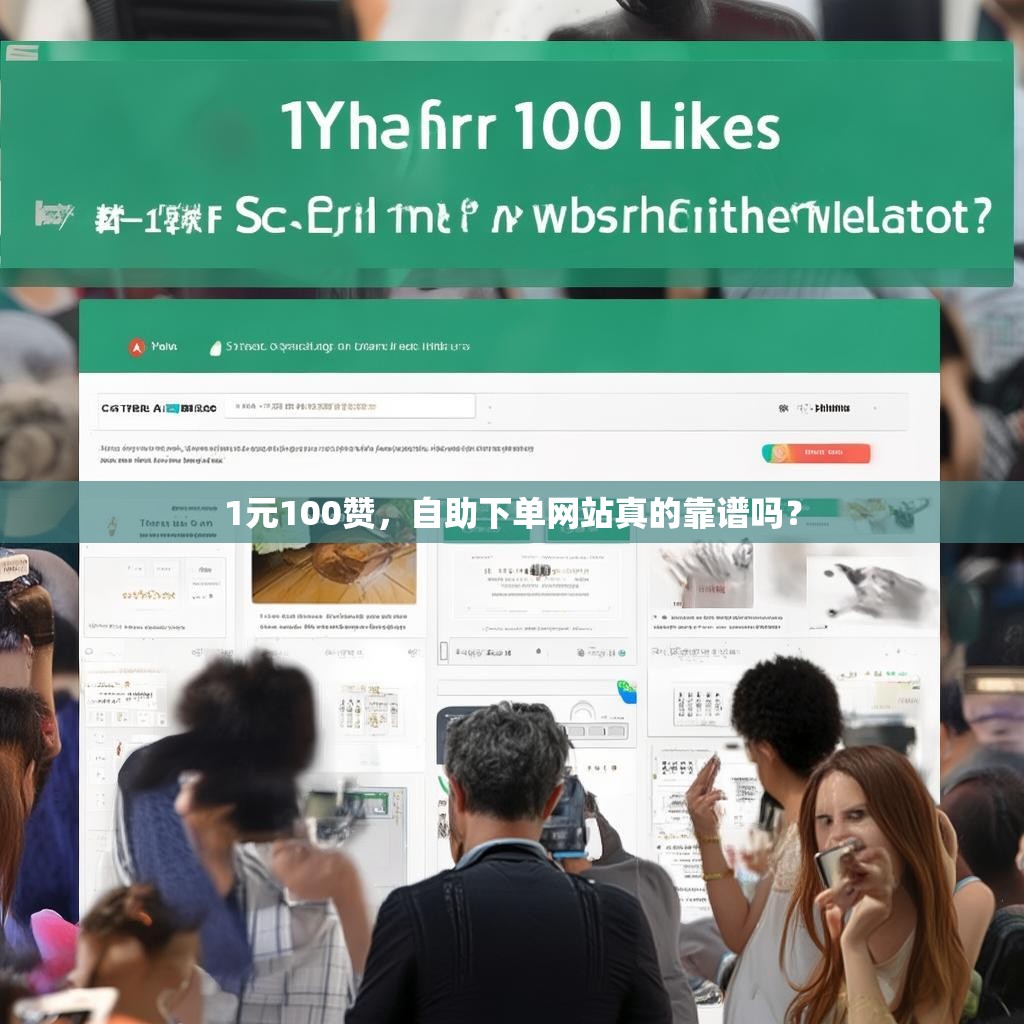 1元100赞，自助下单网站真的靠谱吗？