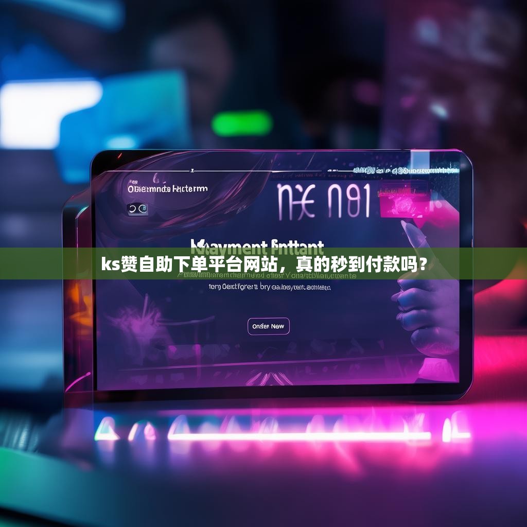 ks赞自助下单平台网站，真的秒到付款吗？
