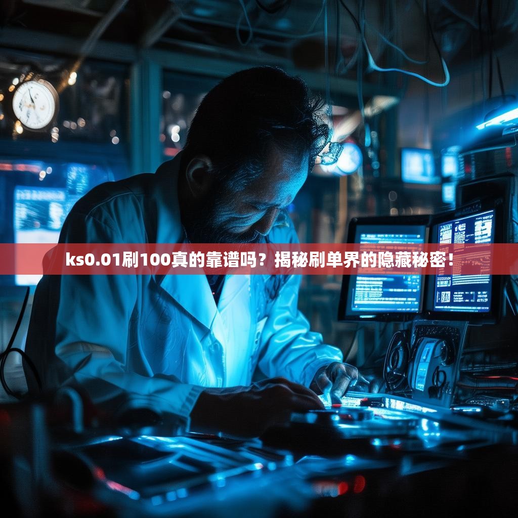 ks0.01刷100真的靠谱吗？揭秘刷单界的隐藏秘密！