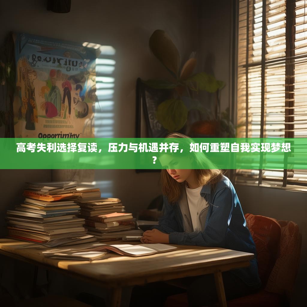 高考失利选择复读，压力与机遇并存，如何重塑自我实现梦想？