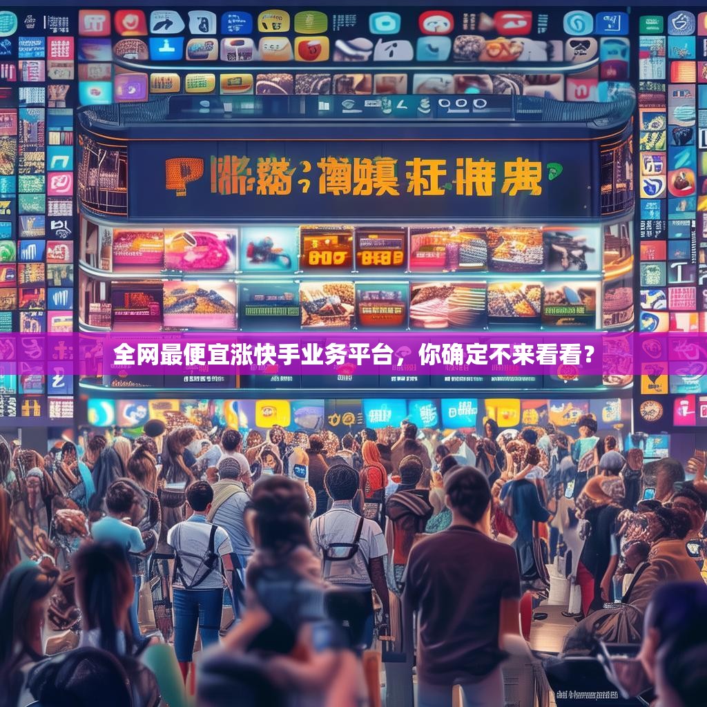 全网最便宜涨快手业务平台，你确定不来看看？