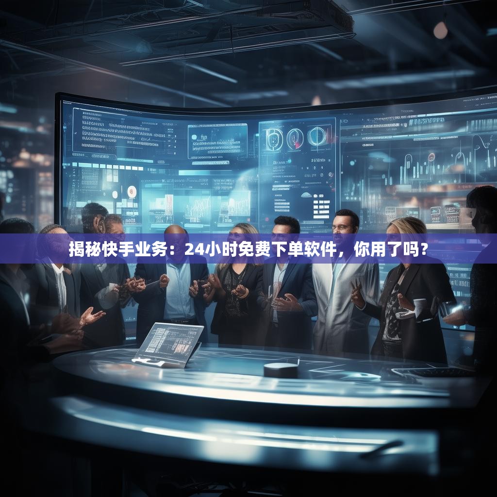 揭秘快手业务：24小时免费下单软件，你用了吗？