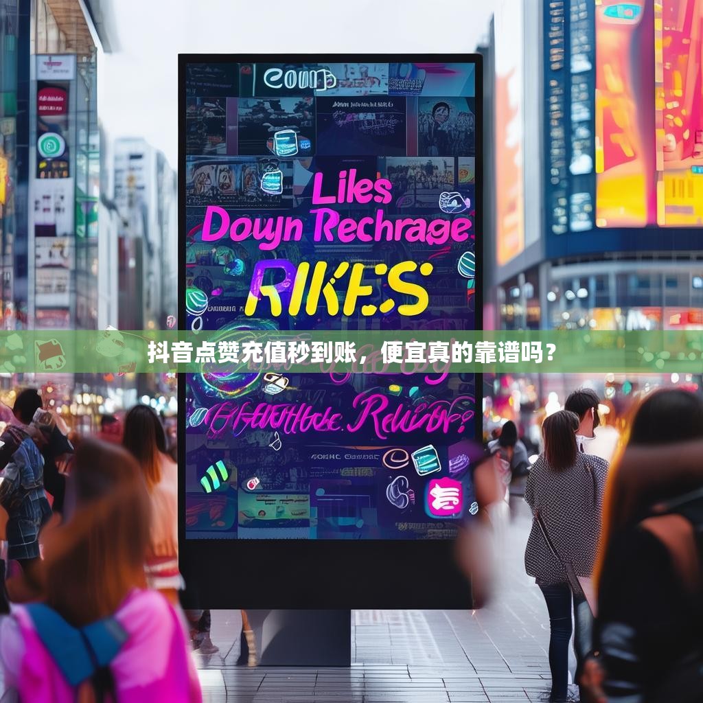 抖音点赞充值秒到账，便宜真的靠谱吗？