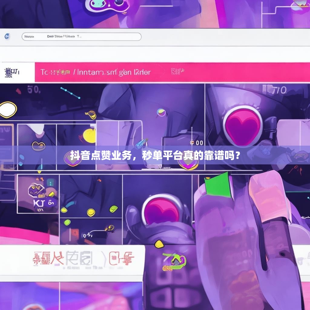 抖音点赞业务,秒单平台真的靠谱吗?
