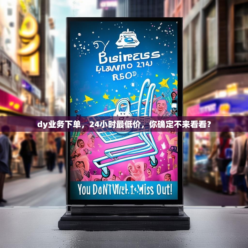 dy业务下单，24小时最低价，你确定不来看看？