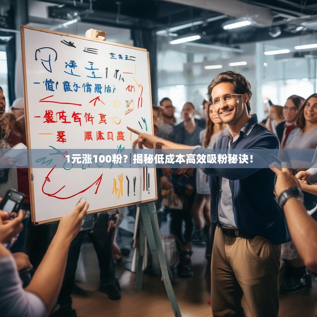 1元涨100粉?揭秘低成本高效吸粉秘诀!