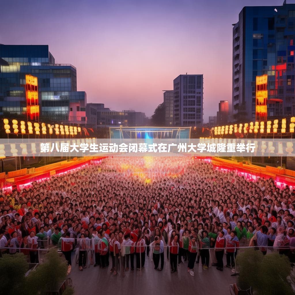 第八届大学生运动会闭幕式在广州大学城隆重举行
