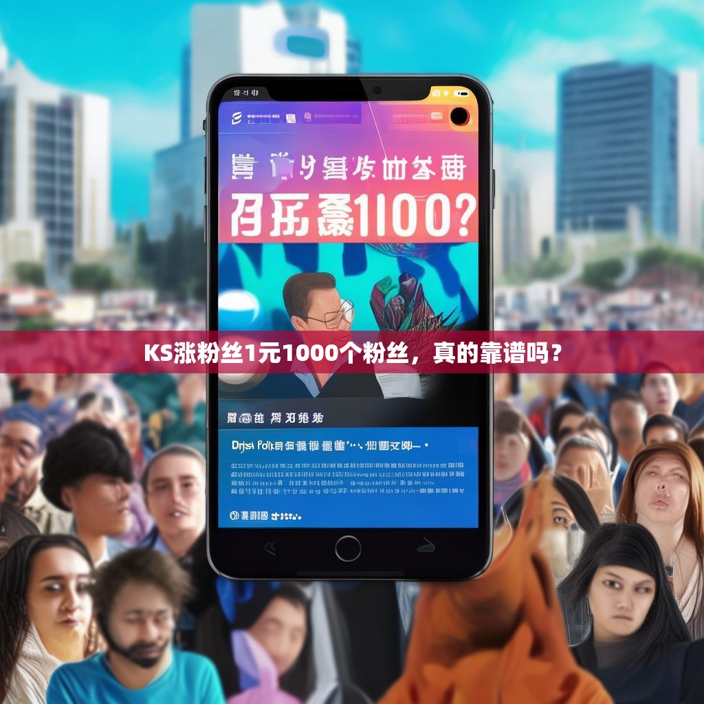 KS涨粉丝1元1000个粉丝，真的靠谱吗？