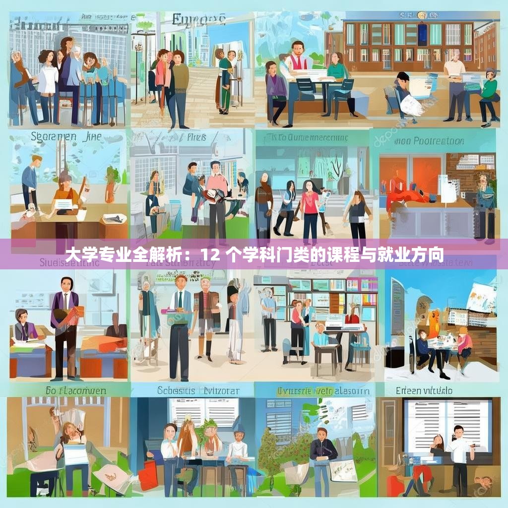 大学专业全解析：12 个学科门类的课程与就业方向