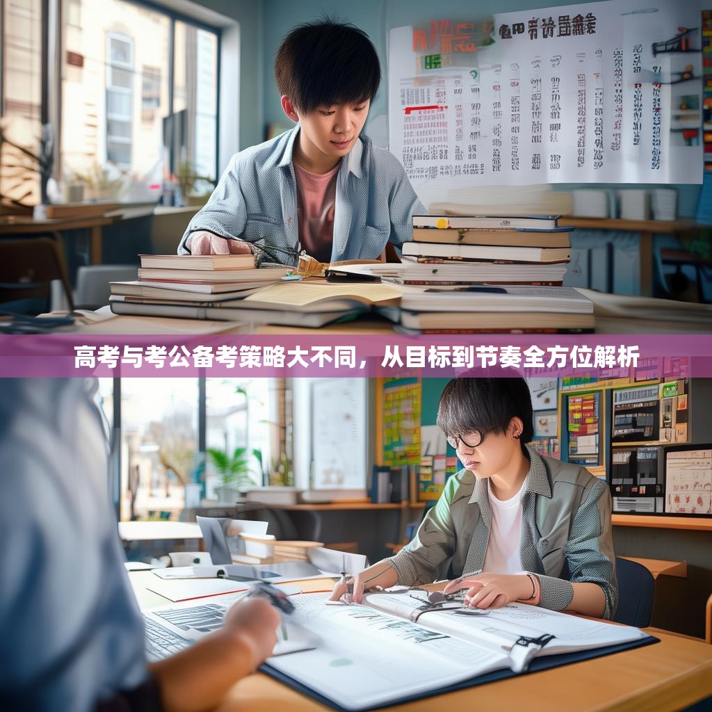 高考与考公备考策略大不同，从目标到节奏全方位解析