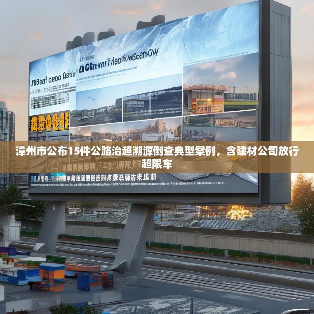 漳州市公布15件公路治超溯源倒查典型案例，含建材公司放行超限车