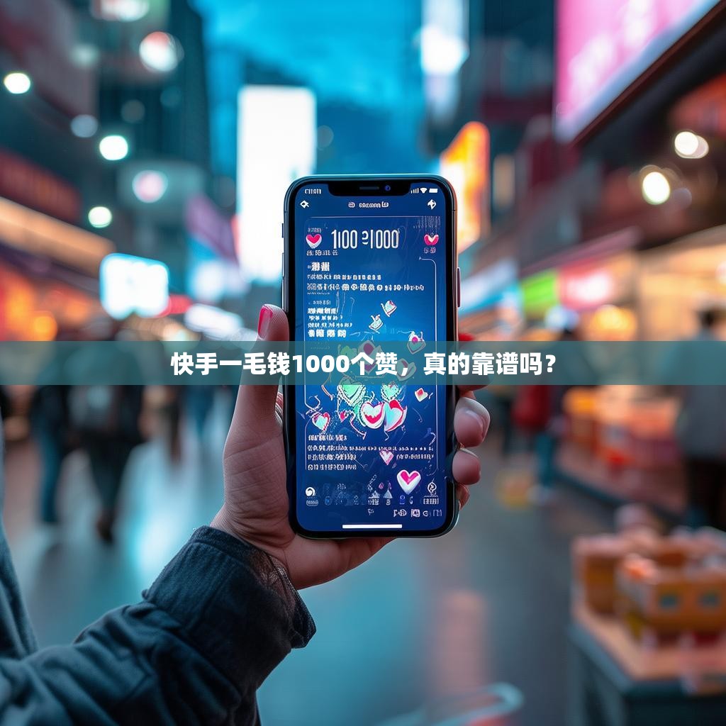 快手一毛钱1000个赞，真的靠谱吗？