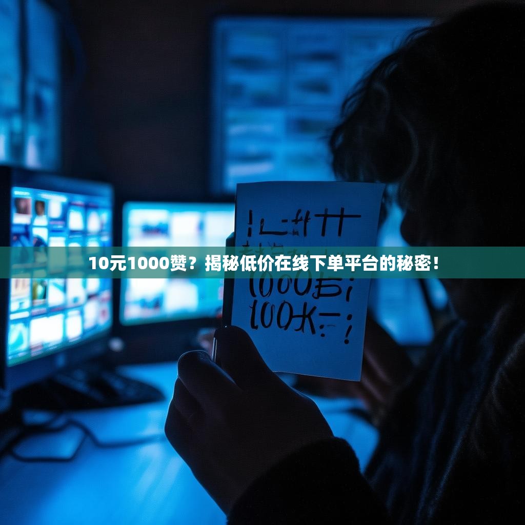 10元1000赞?揭秘低价在线下单平台的秘密!
