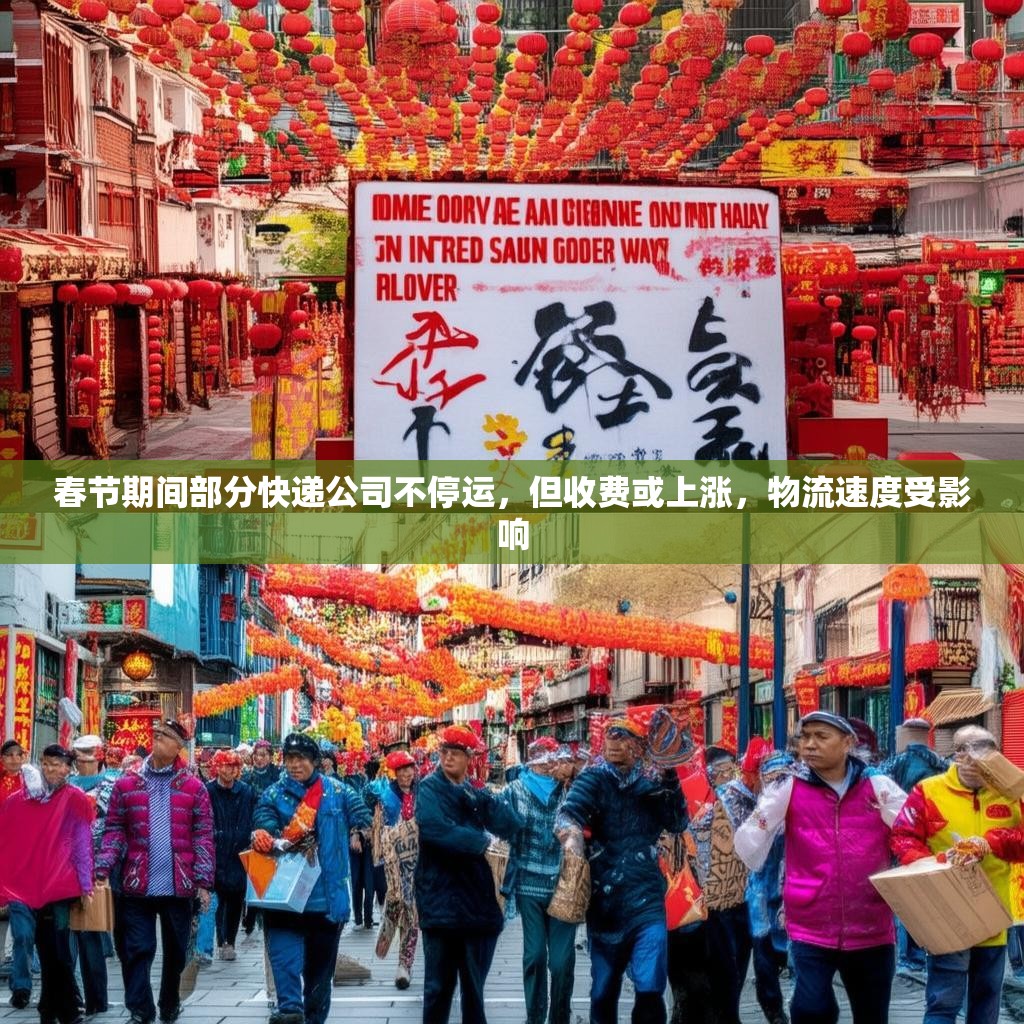 春节期间部分快递公司不停运，但收费或上涨，物流速度受影响