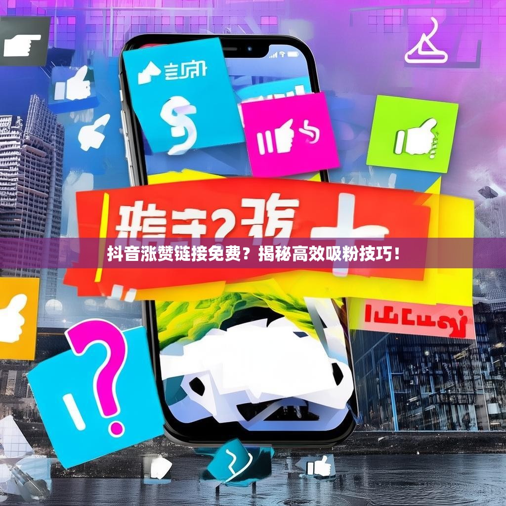 抖音涨赞链接免费？揭秘高效吸粉技巧！