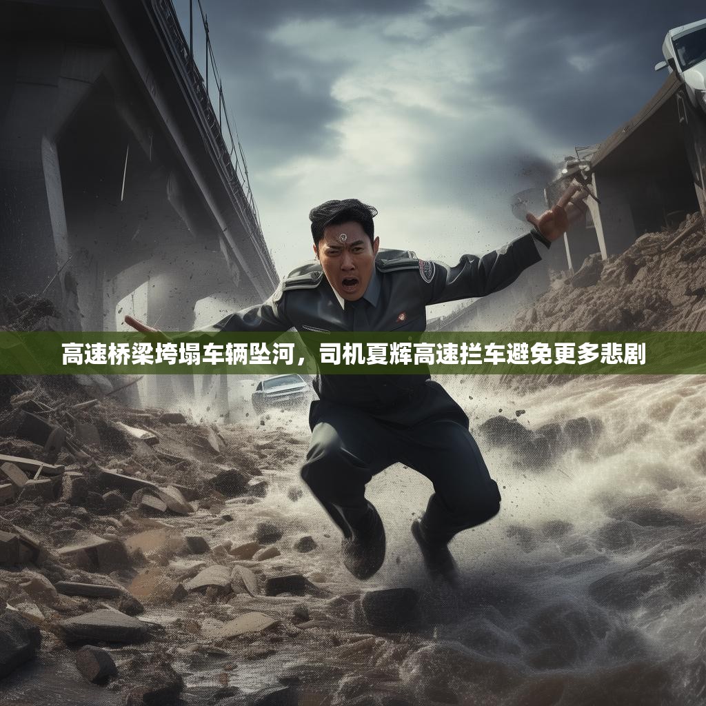 高速桥梁垮塌车辆坠河，司机夏辉高速拦车避免更多悲剧