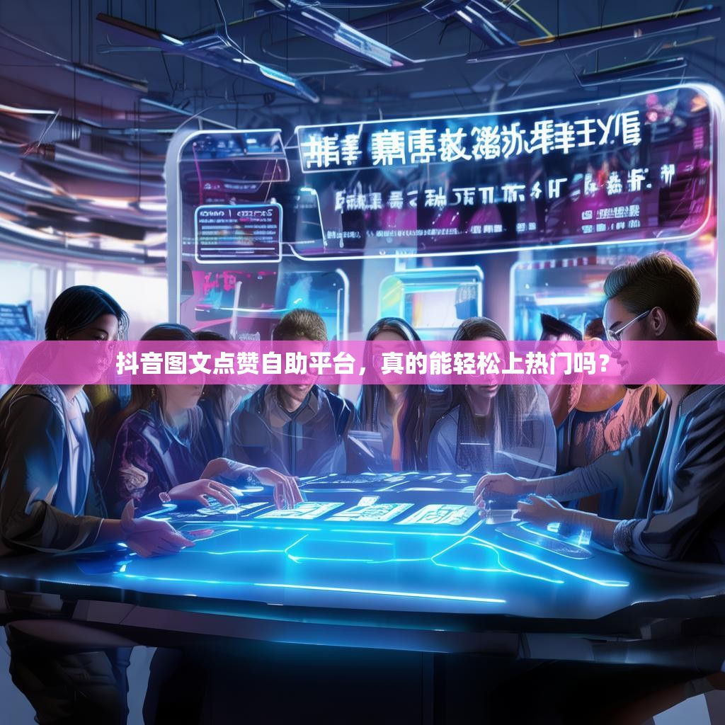 抖音图文点赞自助平台，真的能轻松上热门吗？