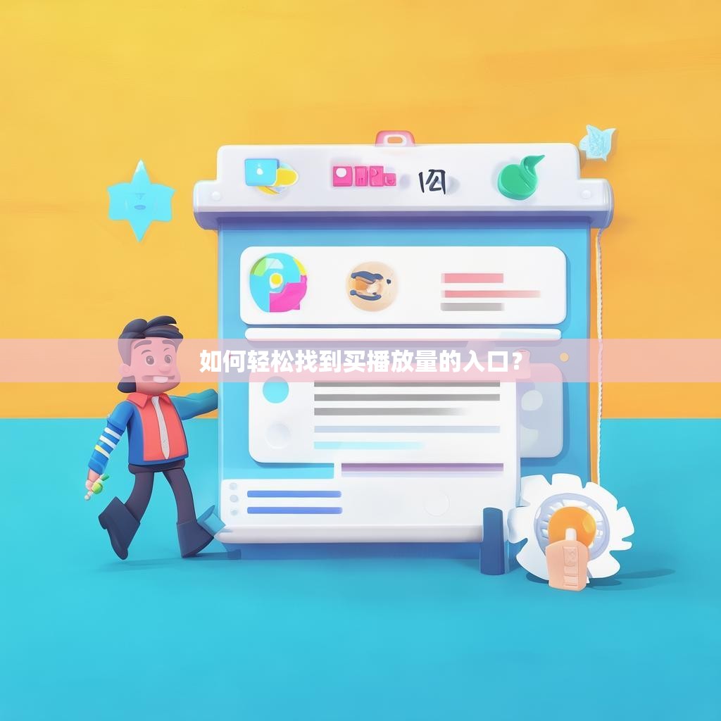 如何轻松找到买播放量的入口？