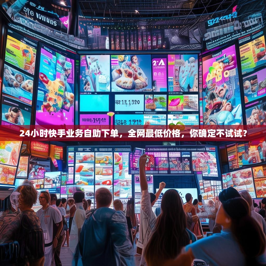 24小时快手业务自助下单，全网最低价格，你确定不试试？