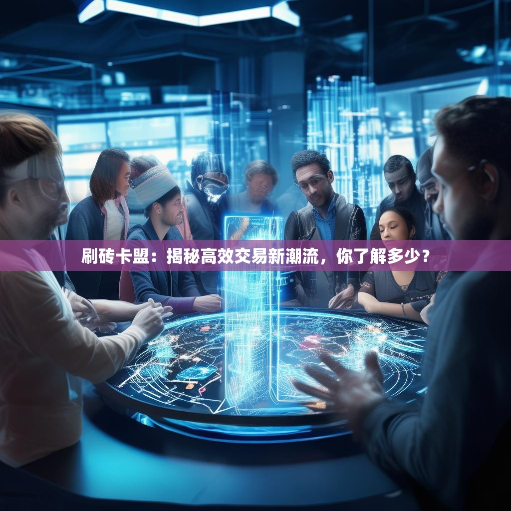 刷砖卡盟：揭秘高效交易新潮流，你了解多少？