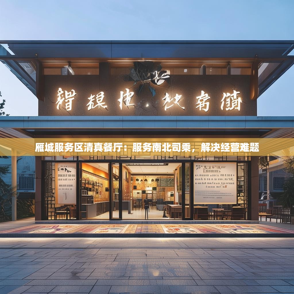 雁城服务区清真餐厅：服务南北司乘，解决经营难题