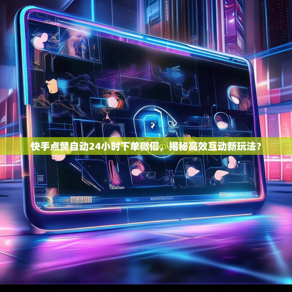 快手点赞自动24小时下单微信，揭秘高效互动新玩法？